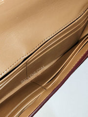 Coach 31547 Soft Wallet In Colorblock Signature Canvas Tan Chalk