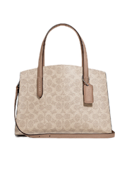 Coach-32749-Charlie-Charryal-28-Signature-Canvas-Sand-Taupe-Balilene-depan