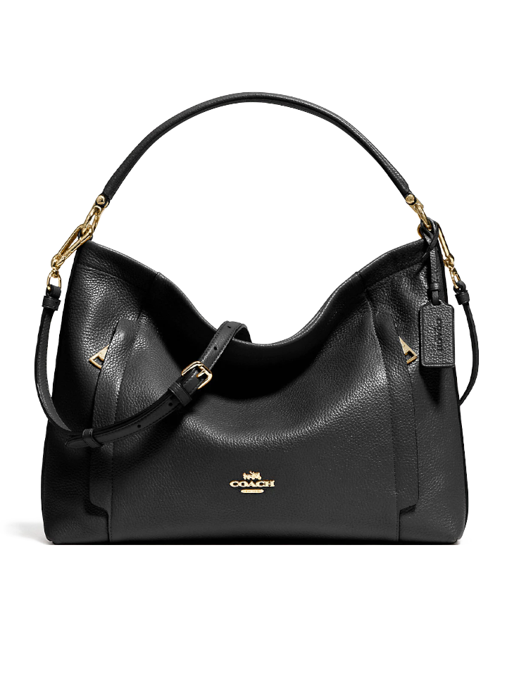 Coach-34312-Scout-Hobo-Bag-Black-Balilene-depan