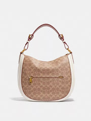 Coach 38580 Sutton Hobo In Signature Tan Chalk