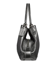 Coach 40727 Edie 31 Signature Metallic Graphite