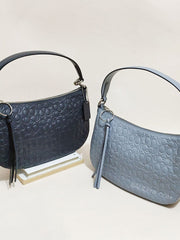 Coach 4143 Sutton Crossbody In Signature Leather Navy