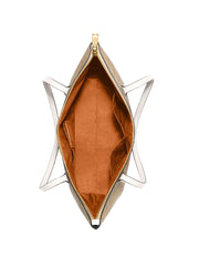 Coach Zip Top Tote In Signature Canvas Light Khaki Chalk