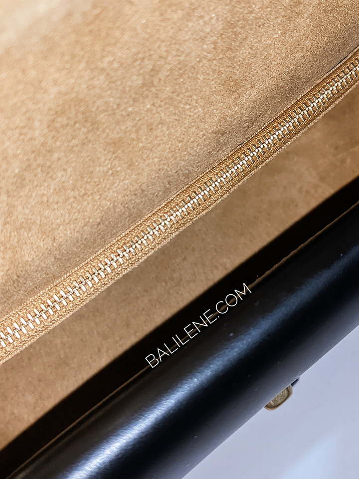 Coach-5211-Madison-Shoulder-Bag-Black-Balilene-detail-dalam