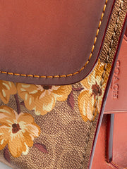 Coach 54649 Parker In Signature Canvas With Prairie Floral Print