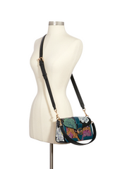 Coach 6020 Georgie Shoulder Bag In Signature Canvas With Kaffe Fassett Print
