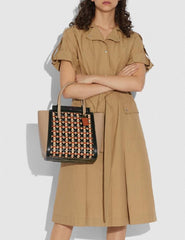 Coach 616 Troupe Tote Wave Black Multi