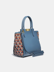 Coach 617 Troupe Tote With Weaving Lake Multi