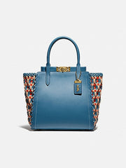 Coach 617 Troupe Tote With Weaving Lake Multi