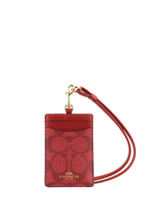 Coach-63274-Id-Lanyard-In-Signature-Canvas-1941-Red-Balilene-belakang1
