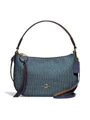 Coach 67367 Sutton Crossbody With Legacy Print Midnight Navy