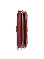 Coach 6793 Tabby Shoulder Bag 26 In Signature Canvas With Beadchain Tan Rust