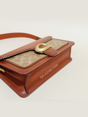 Coach 6793 Tabby Shoulder Bag 26 In Signature Canvas With Beadchain Tan Rust