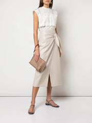 Coach 68332 Charlie Pouch In Signature Colorblok Tan Rust