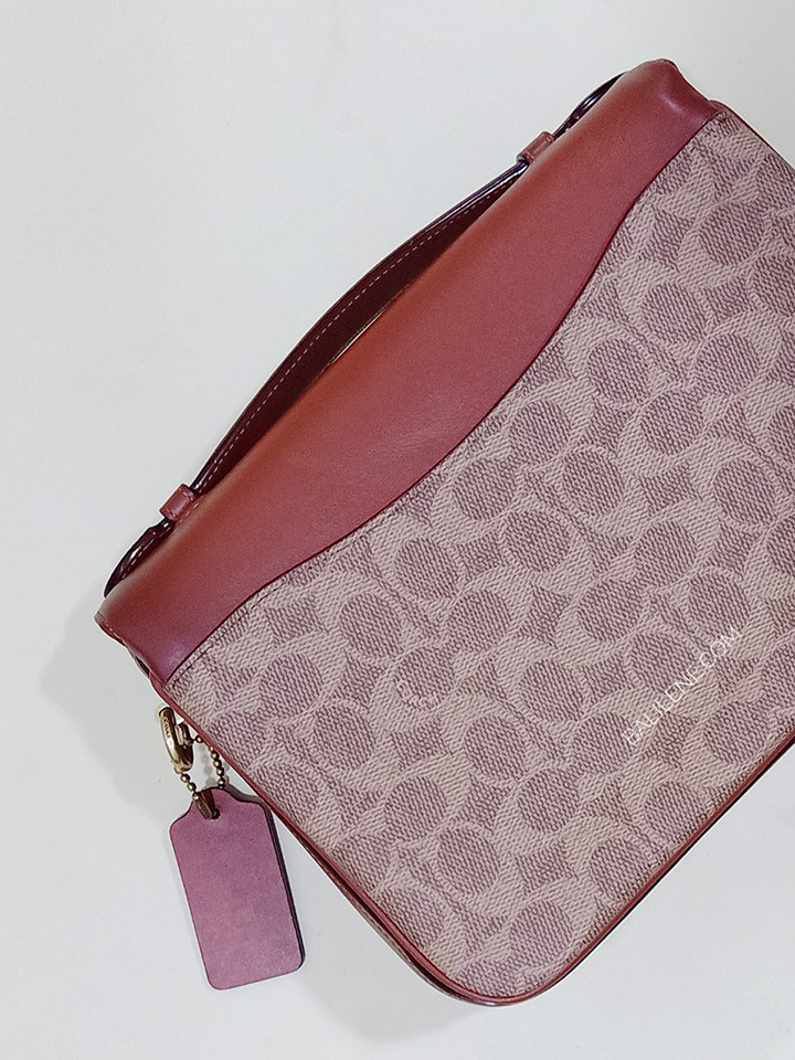 Coach-68349-Cassie-Crossbody-In-Signature-Canvas-Tan-Rust-Balilene-belakang1