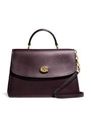 Coach-69519-Parker-Top-Handle-32-Oxblood-Balilene-depan