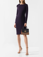 Coach-69590-Parker-Top-Handle-In-Colorblock-Signature-Canvas-Tan-Ink-Light-Peach-Balilene-onmodel1