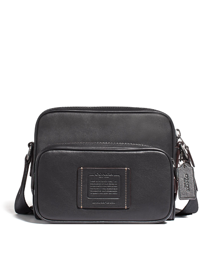 Coach-69690-Academy-Sport-Crossbody-Black-Copper-Balilene-depan