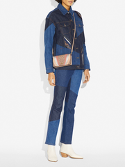 Coach Hayden Foldover Crossbody Clutch In Signature Canvas With Wave Patchwork