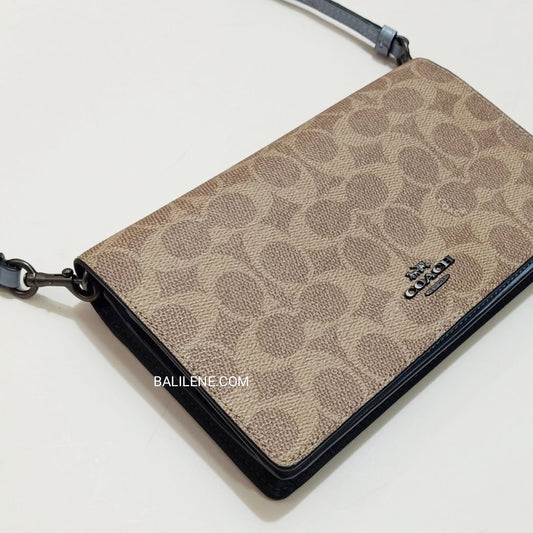 Coach 73318 Hayden Foldover Crossbody Tan Mist Multi