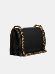 Coach 73560 Troupe Crossbody Bag Leather Black