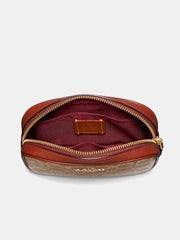 Coach 73743 Belt Bag Signature Tan Rust