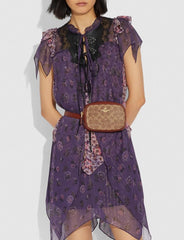 Coach 73743 Belt Bag Signature Tan Rust