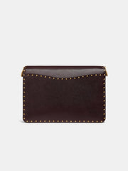 Coach 76045 Dreamer Shoulder Bag With Rivets Oxblood