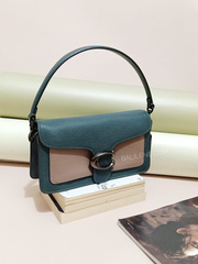 Coach Tabby Shoulder Bag 26 In Colorblock Forest Multi