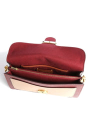 Coach Tabby Shoulder Bag 26 In Colorblock Wine Multi