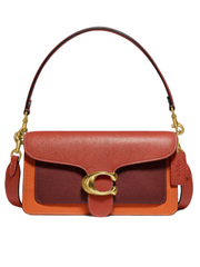 Coach Tabby Shoulder Bag 26 In Colorblock Rust Multi