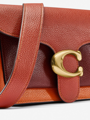 Coach Tabby Shoulder Bag 26 In Colorblock Rust Multi