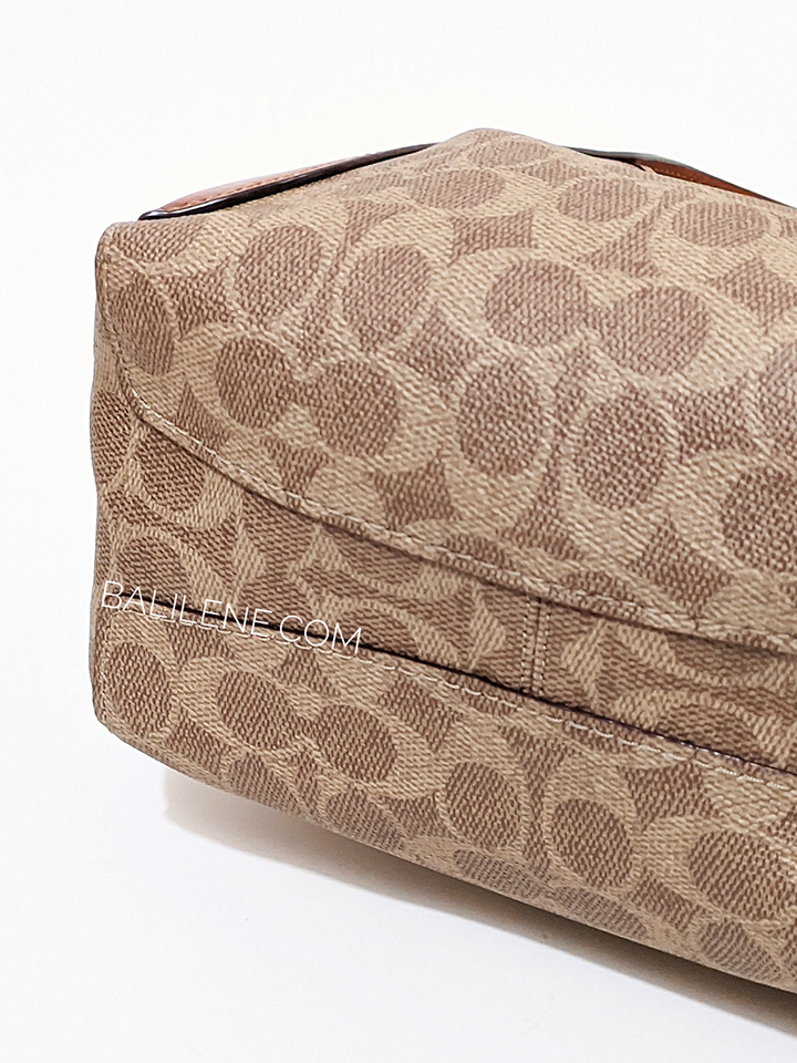 Coach-79251-Hadley-Hobo-21-In-Signature-Canvas-Tan-Rust-Balilene-detail-bawah