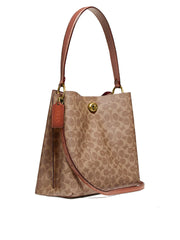 Coach 89003 Charlie Bucket Bag In Signature Canvas