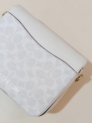 Coach 89089 Cassie Crossbody 19 In Signature Canvas Chalk