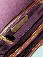 Coach-89089-Cassie-Crossbody-19-In-Signature-Canvas-Tan-Rust-Balilene-detail-dalam