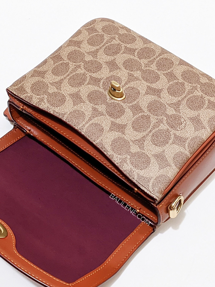 Coach-89089-Cassie-Crossbody-19-In-Signature-Canvas-Tan-Rust-Balilene-detail-penutup