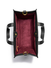 Coach 89143 Field Tote With Horse And Carriage Print Truffle Black