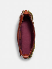 Coach 89177 Crossbody Signature Chain Hobo Tan Rust