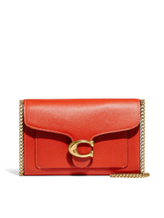Coach 89364 Tabby Chain Clutch Red Orange