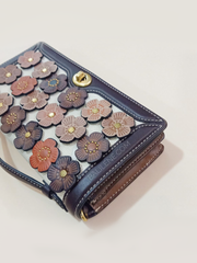 Coach 89383 Riley Chain Clutch With Tea Rose Brown