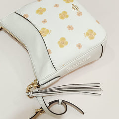 Coach 89470 Chaise Pansy Print Chalk