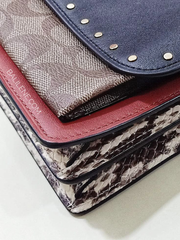 Coach-90400-Klare-Crossbody-In-Signature-Canvas-With-Rivets-Khaki-Multi-Balilene-detail-samping