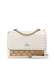 Coach-90400-Klare-Crossbody-In-Signature-Canvas-With-Rivets-Light-Khaki-Multi-Balilene-depan