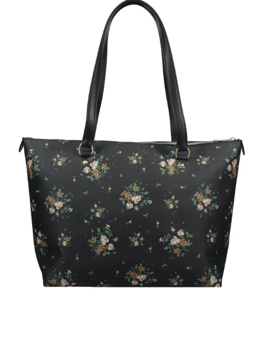Coach-91023-Gallery-Tote-With-Rose-Bouquet-Print-Midnight-Multi-balilene-belakang