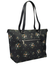 Coach-91023-Gallery-Tote-With-Rose-Bouquet-Print-Midnight-Multi-balilene-depan1