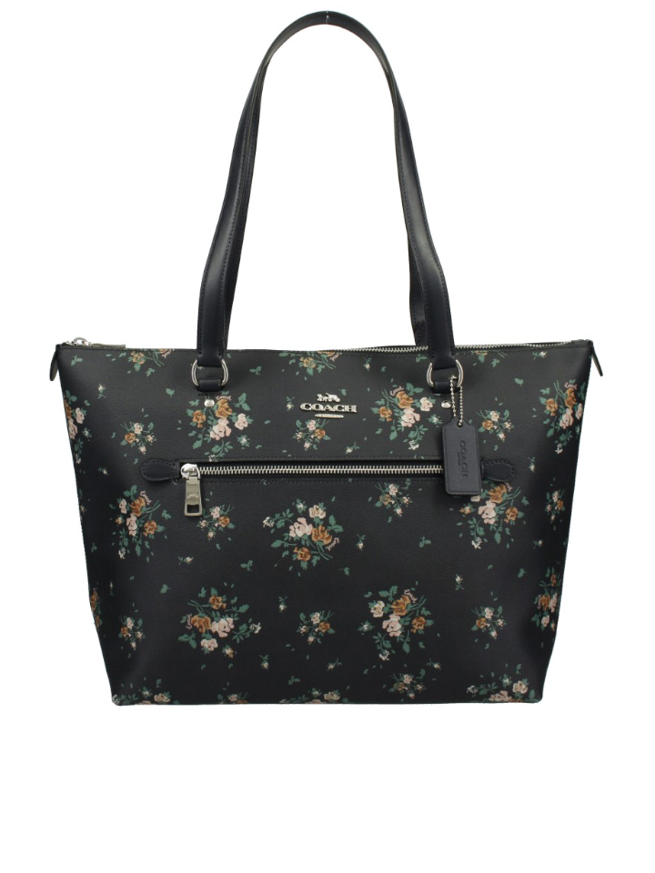 Coach-91023-Gallery-Tote-With-Rose-Bouquet-Print-Midnight-Multi-balilene-depan
