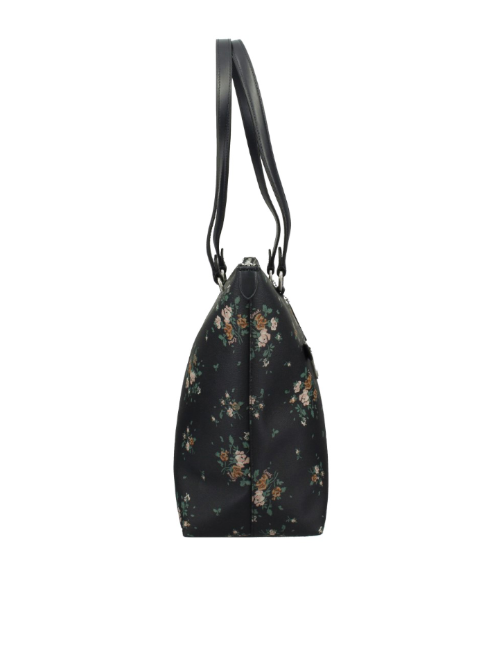 Coach-91023-Gallery-Tote-With-Rose-Bouquet-Print-Midnight-Multi-balilene-samping