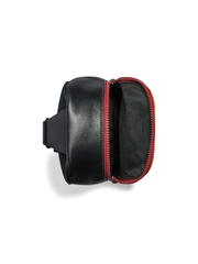 Coach Academy Pack In Signature Canvas With Patch Black Copper/khaki