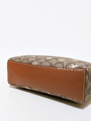 Coach Alice Satchel In Signature Canvas With Snowflake Print Khaki/Gold Multi